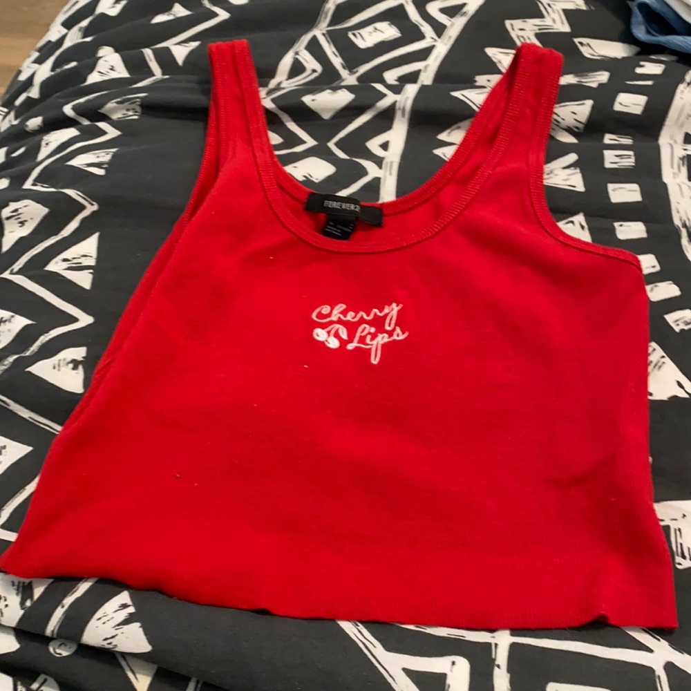 “cherry lips” top